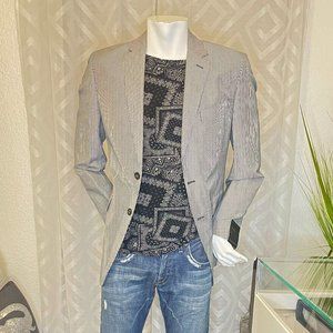 Vintage Seersucker Banana Republic Blazer size 40 regular